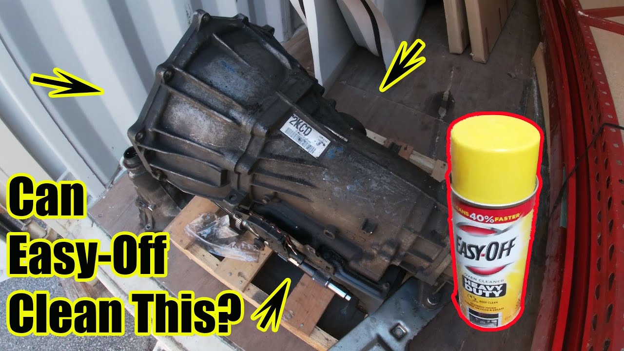 Using Easy-Off Oven Cleaner to Clean a Dirty Transmission