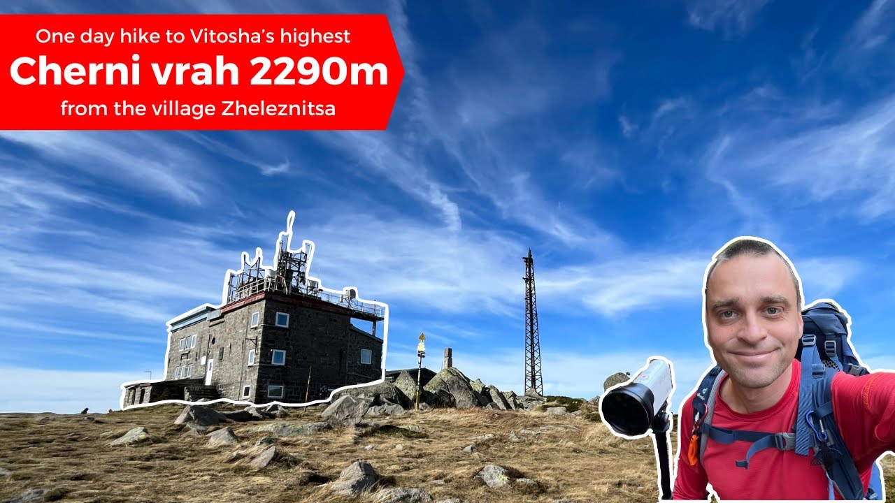 🥾 Zheleznitsa to peak Cherni vrah 2290m ⛰️ Vitosha mountain | FULL WALKTHROUGH POV