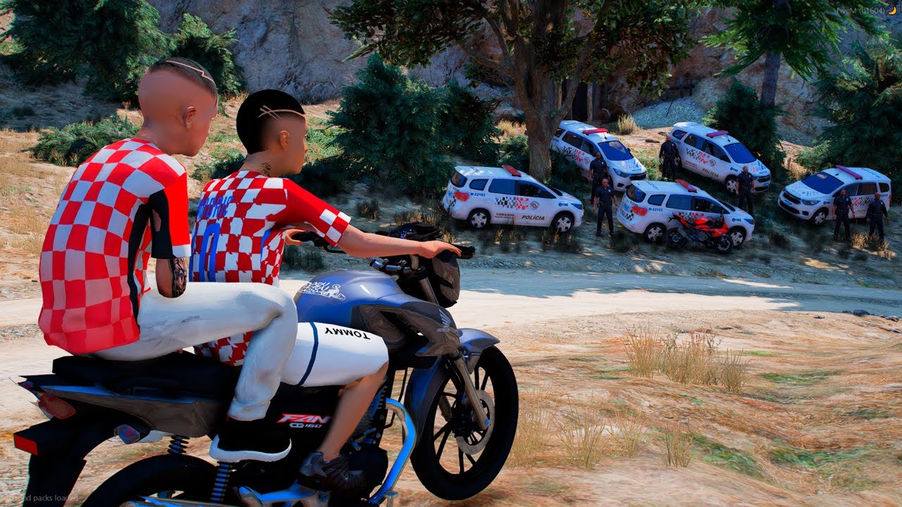 GTA V: MODS - NUNCA VI TANTA POLICIA NA MINA ABANDONADA
