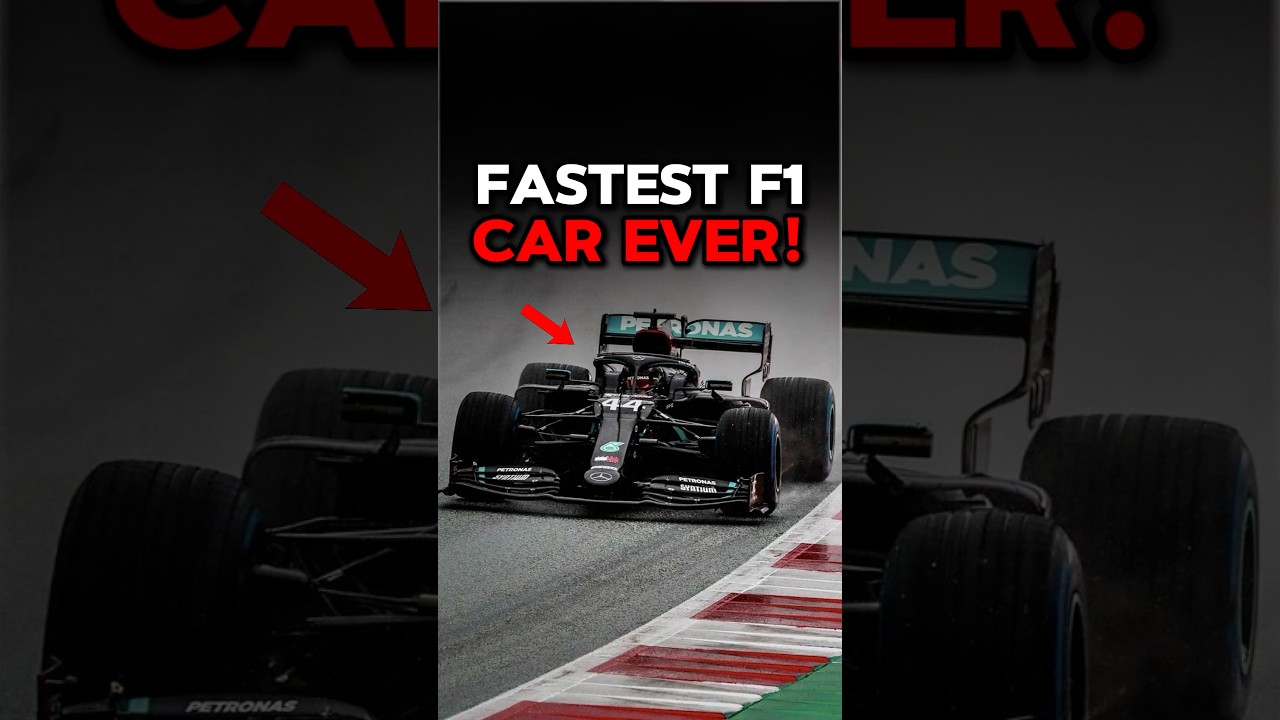 The 3 Fastest Formula 1 Cars