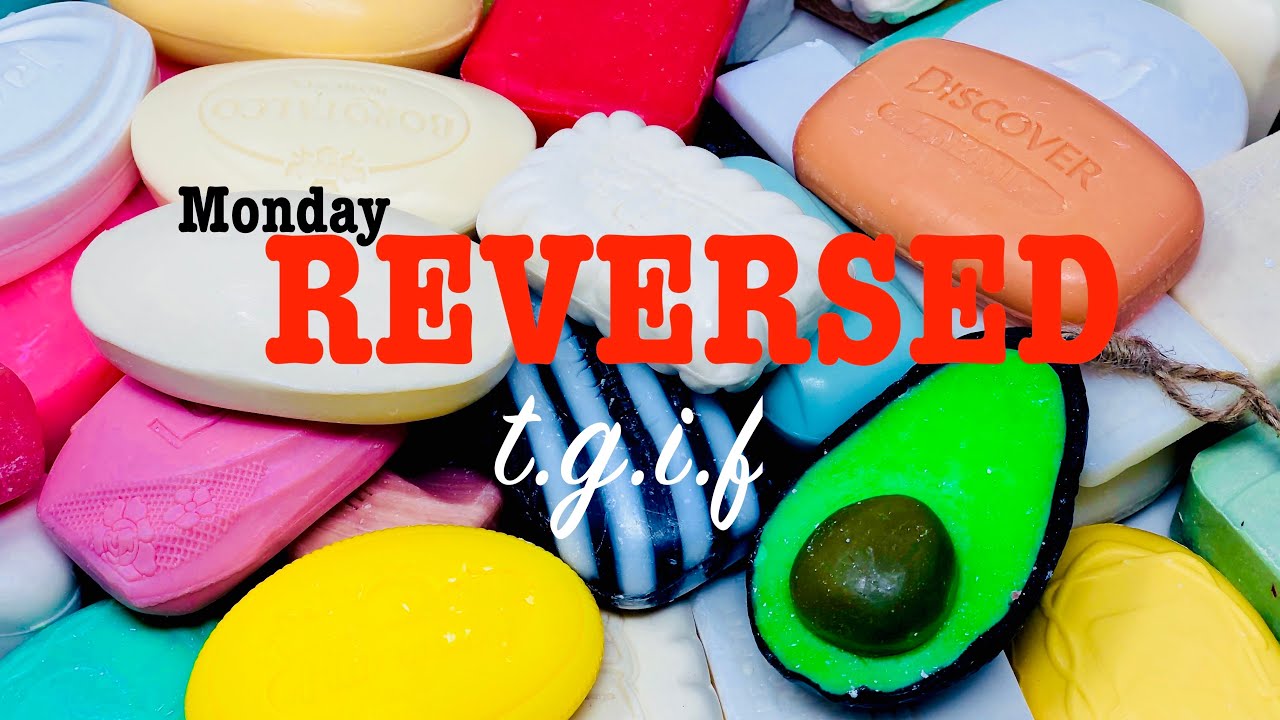 Friday Reverses Monday ASMR SOAP HAUL Re-WRAPPING Re-BOXING International Soaps Unboxing IN REVERSE
