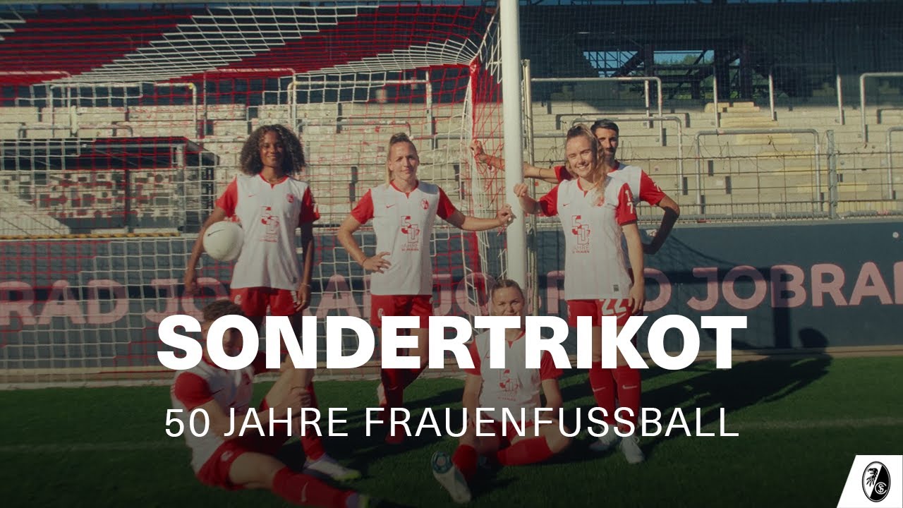 Sondertrikot anlässlich 50 Jahre Frauenfußball beim SC