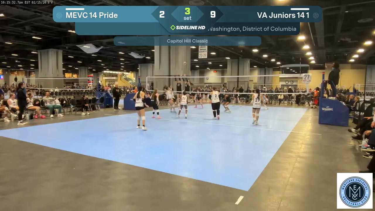 MEVC 14 Pride @ VA Juniors 14 1 (2026.02.15)