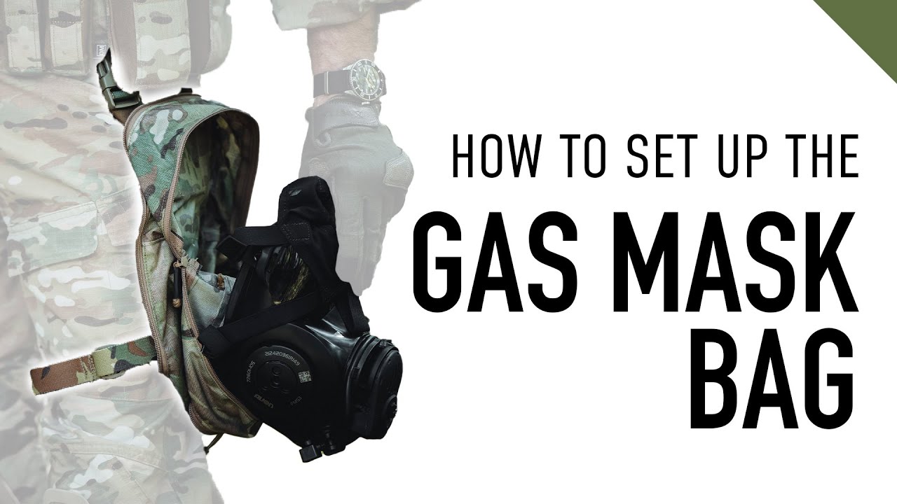 Collapsible Gas Mask Bag Setup