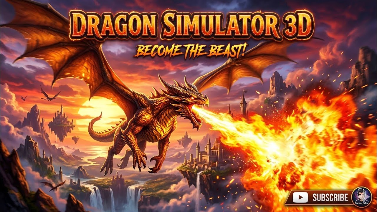 DRAGON SIMULATOR 3D/////SIMULATOR GAMES///PART#4