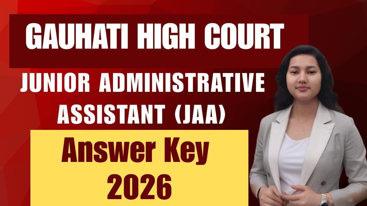 JAA Answer Key OUT! 🔥 Gauhati High Court Exam 1 Feb | All Questions Solved + Cutoff #viral