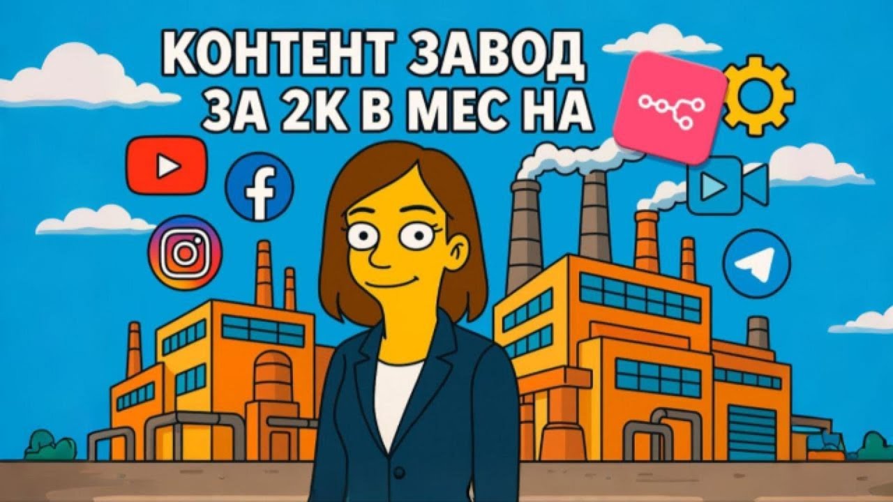 🔥 КОНТЕНТ ЗАВОД ЗА 2К В МЕСЯЦ: ЗАБУДЬ ПРО РУЧНУЮ РУТИНУ |  CONTENT FACTORY FOR $20/MONTH
