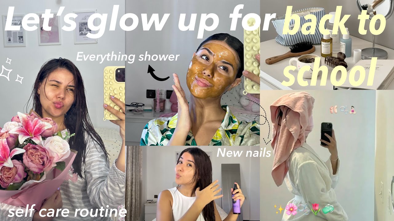 Back to school but make it a glow up ✨ تحضيرات الدخول المدرسي 💗🌟