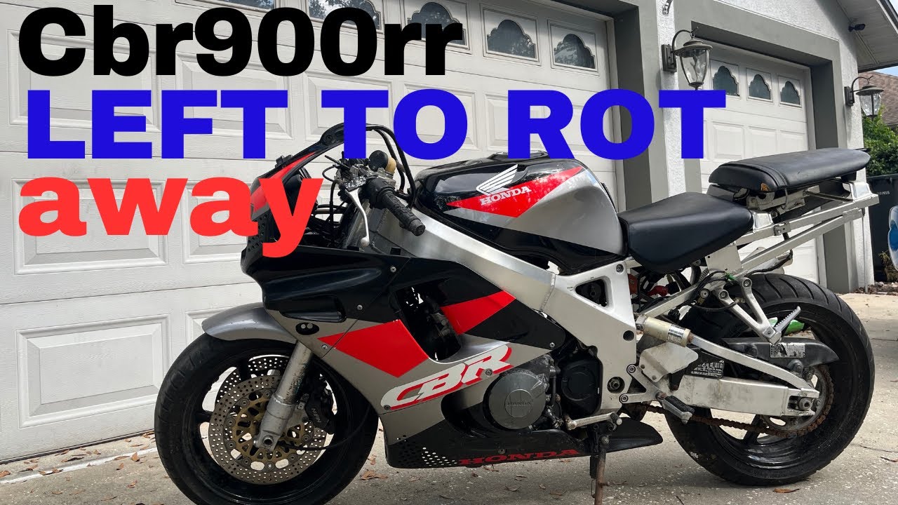 cbr900rr fireblade вынут из хранилища после десятилетий