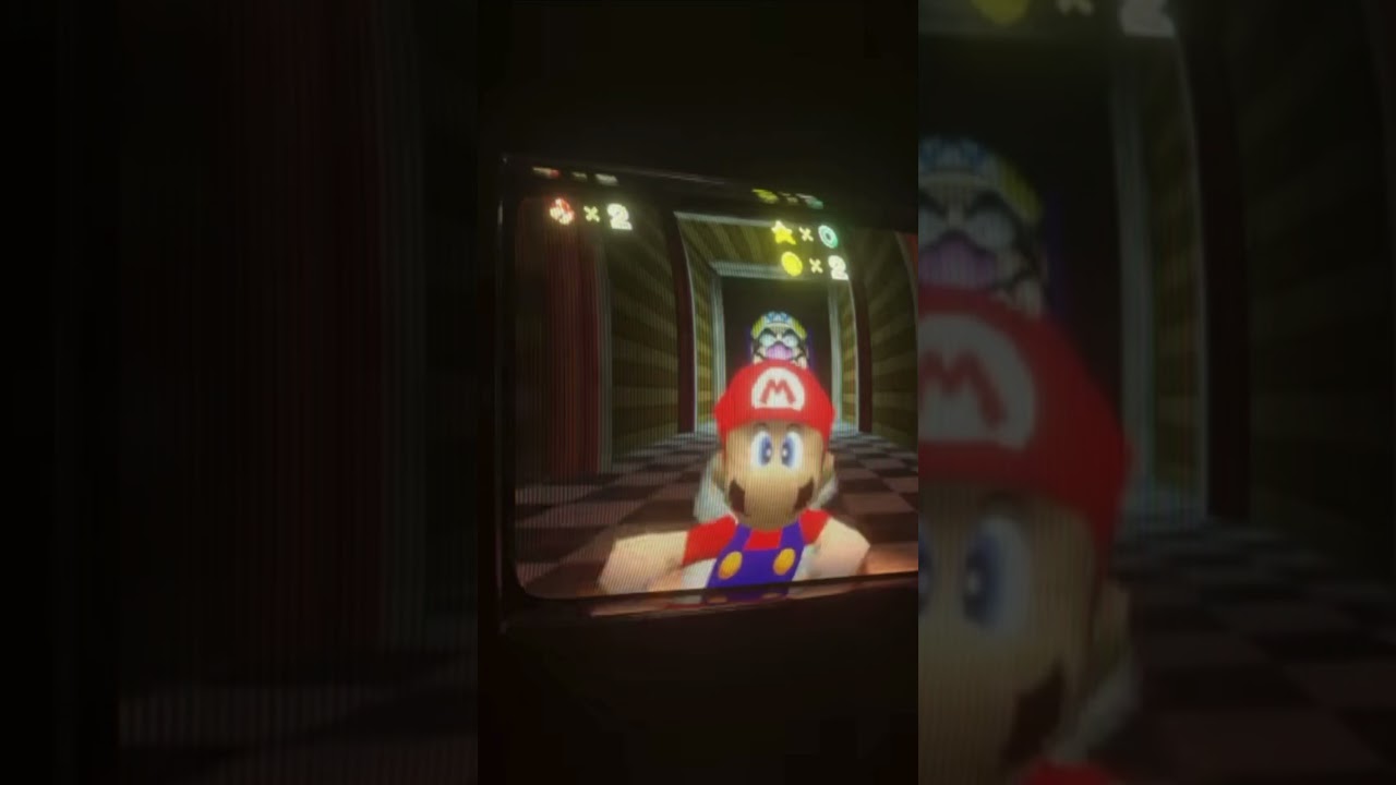 The super Mario 64 Wario apparition￼