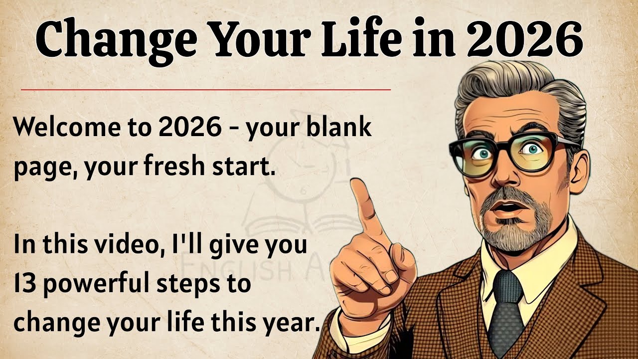 Change Your Life in 2026 - One Step at a Time || Graded Reader || Improve Your English Fluency ✅
