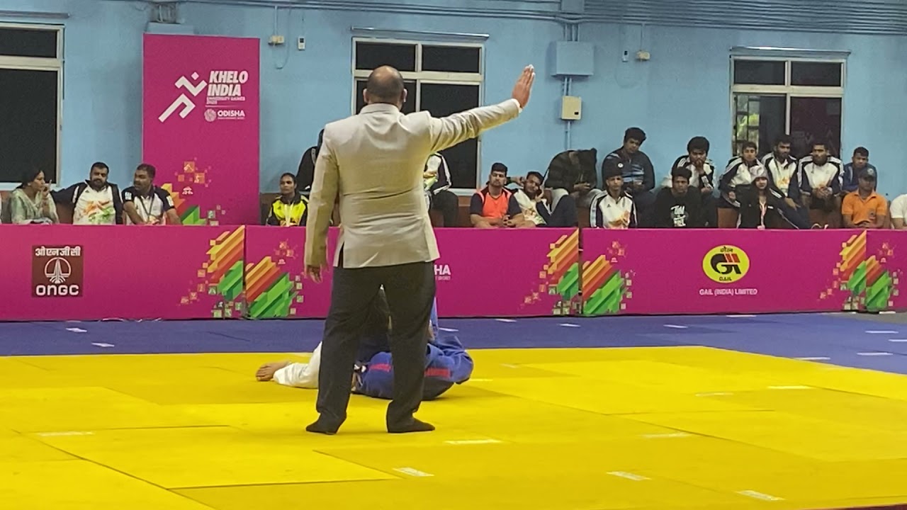 Judo khelo India universtiy games (-60)kg Bronze medal fight.