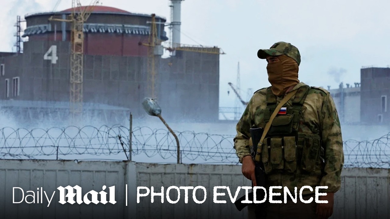 Inside Russia's Occupation of Ukraine's Largest Nuclear Plant | Photo Evidence | Daily Mail