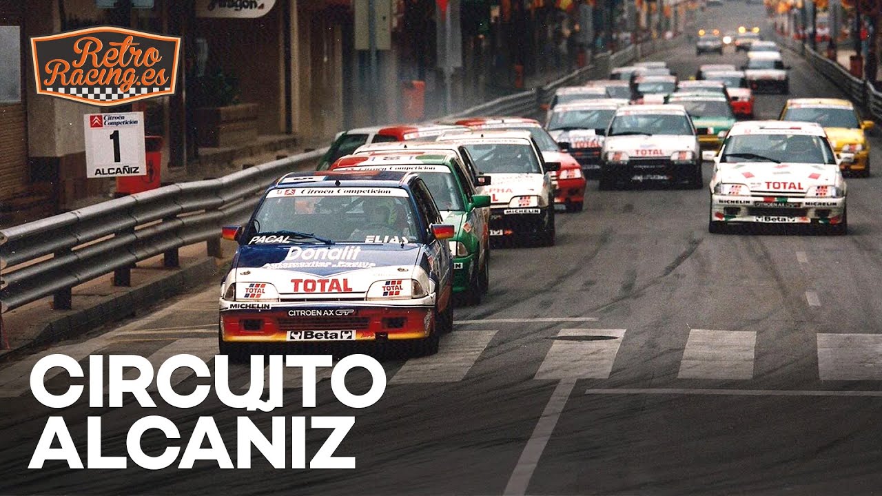 Así era correr en el circuito urbano de Alcañiz