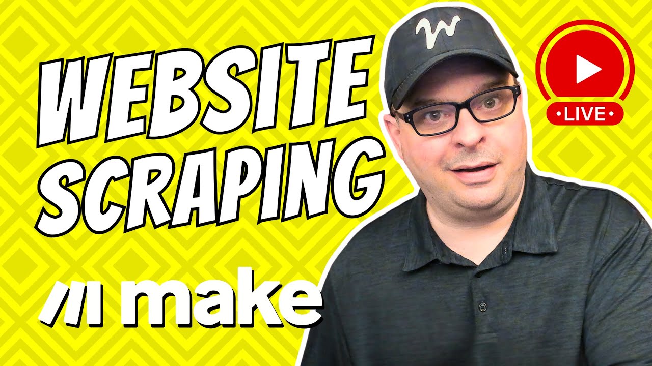 📢 LIVE WORKSHOP: Master Web Scraping with Make.com!