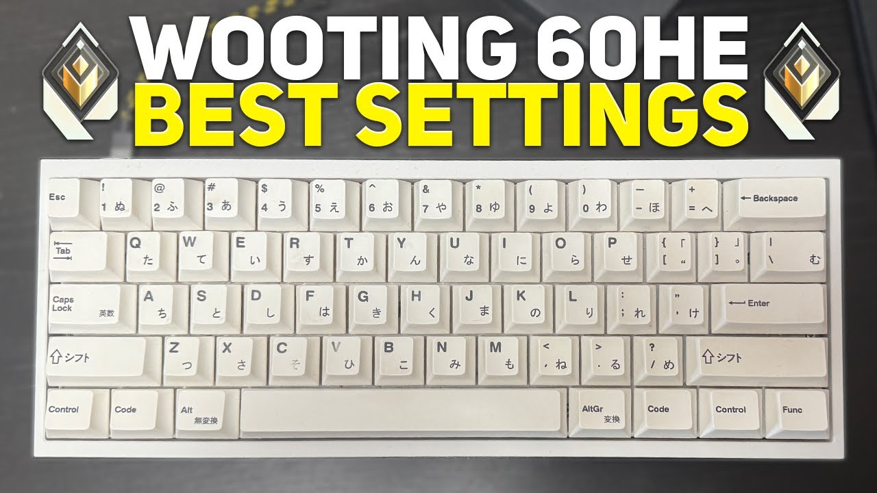 Wooting 60HE BEST SETTINGS