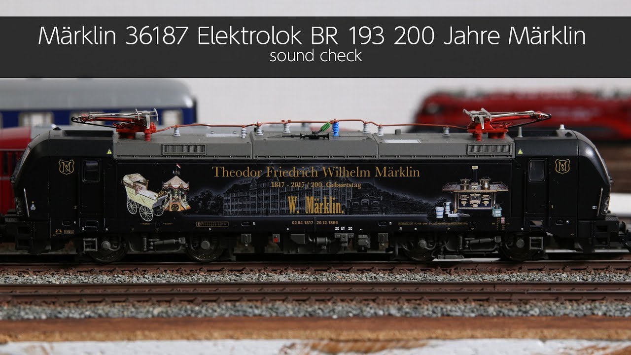 M&auml;rklin 36187 Elektrolok BR 193 Sound check - VLOG35