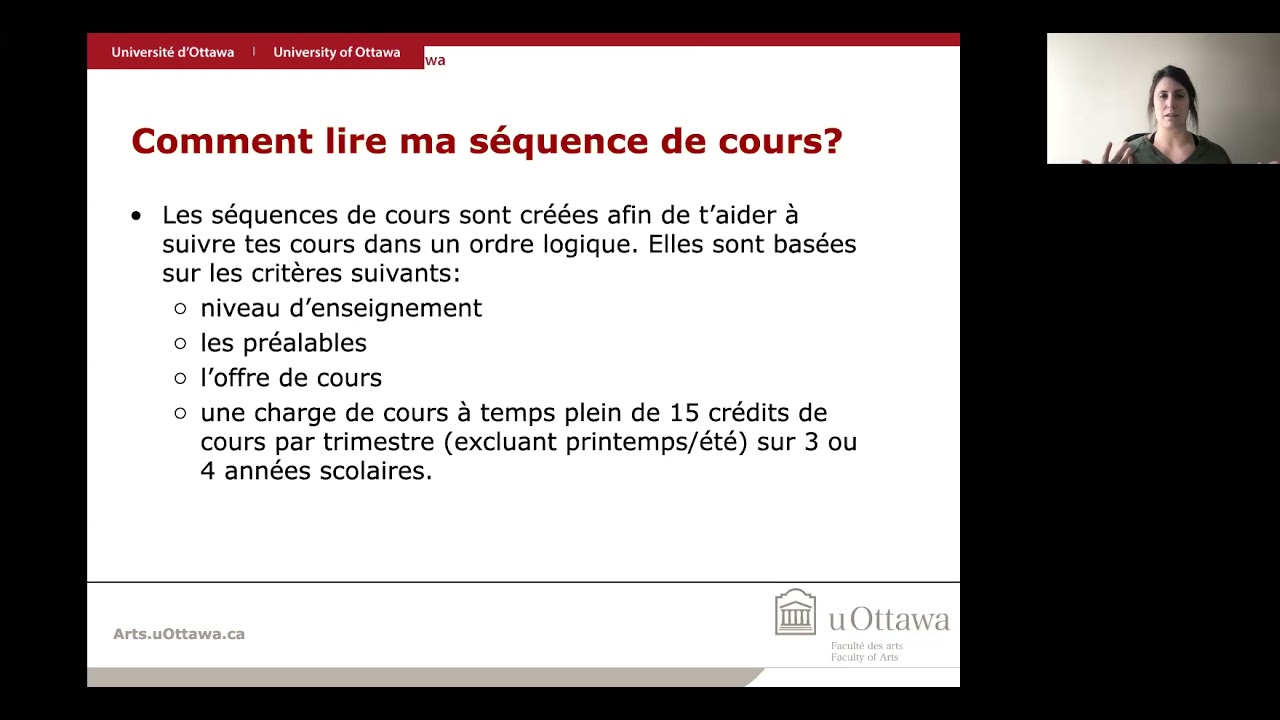 Comprendre ta séquence de cours