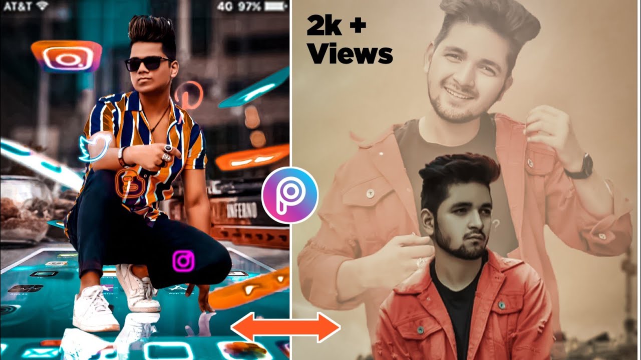 How To Edit Your Photos on PicsArt | Neon Effects Trick Bk Editz 2020