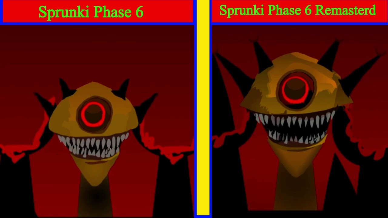 Sprunki Phase 6 vs Phase 6 Remastered #sprunki #viralvideo