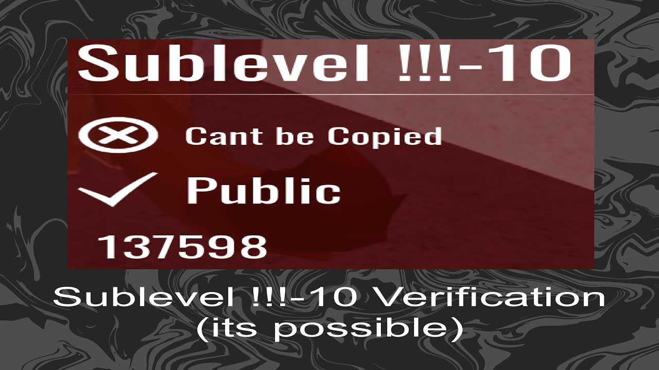 That Averi Modeslop Game (made in PM 6:06: Descending to Insanity) | Sublevel !!!-10 Verification
