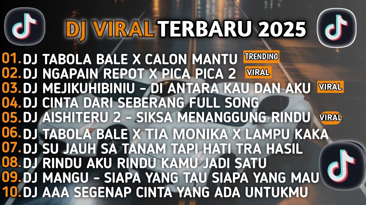 DJ TIKTOK TERBARU 2025  TANPA IKLAN - DJ TABOLA BALE X CALON MANTU 🎵 REPOT X PICA PICA 2 🎶