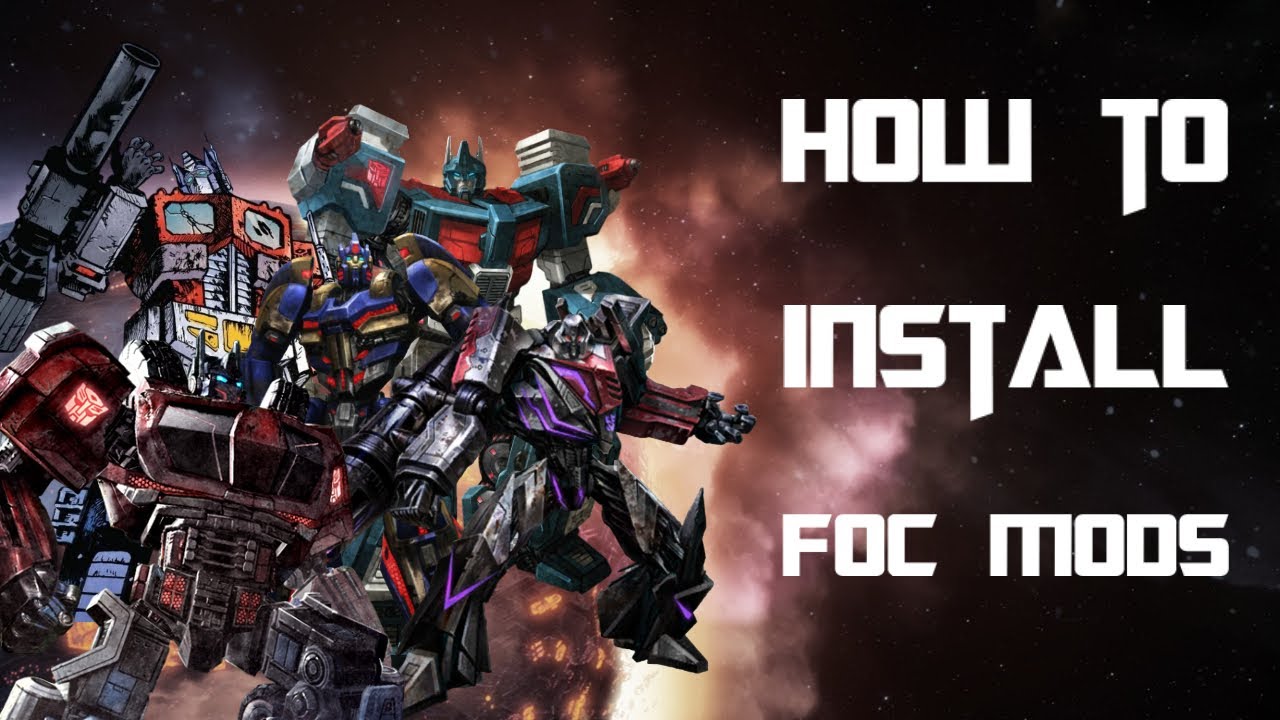 Как установить моды для Transformers: Fall of Cybertron