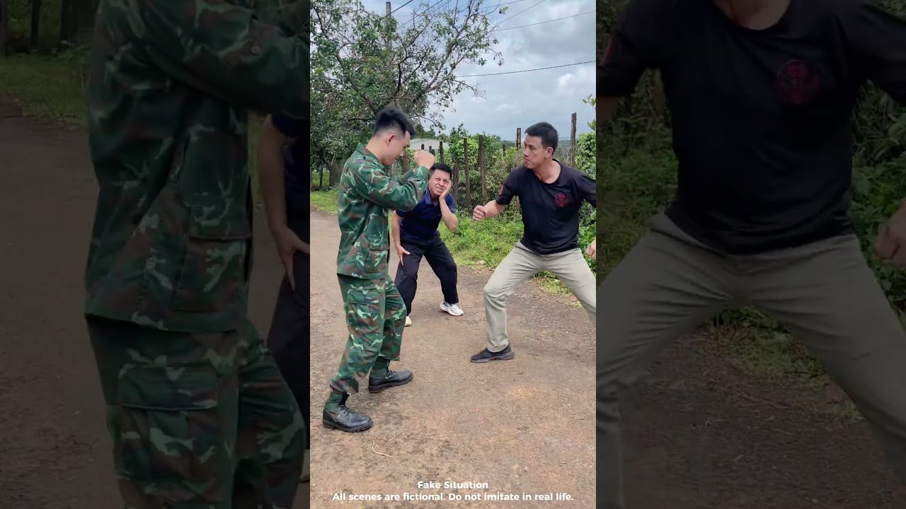 Stay Calm Under Attack[4043][THAO SELF DEFENSE] #vothuat #kungfu #martialarts #shorts #defense
