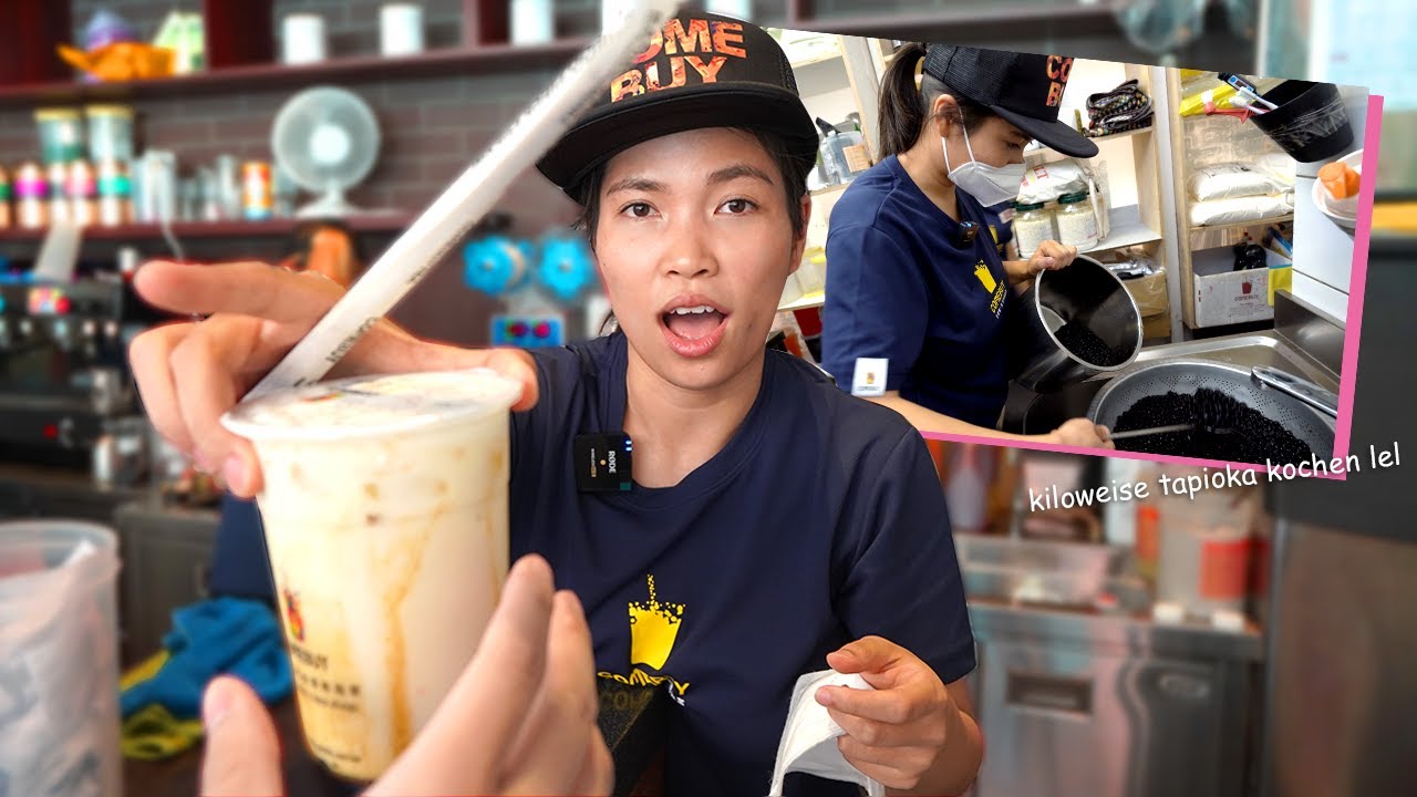 ich arbeite 1 Tag als Bubble Tea Verkäuferin 🧋(bei Comebuy)