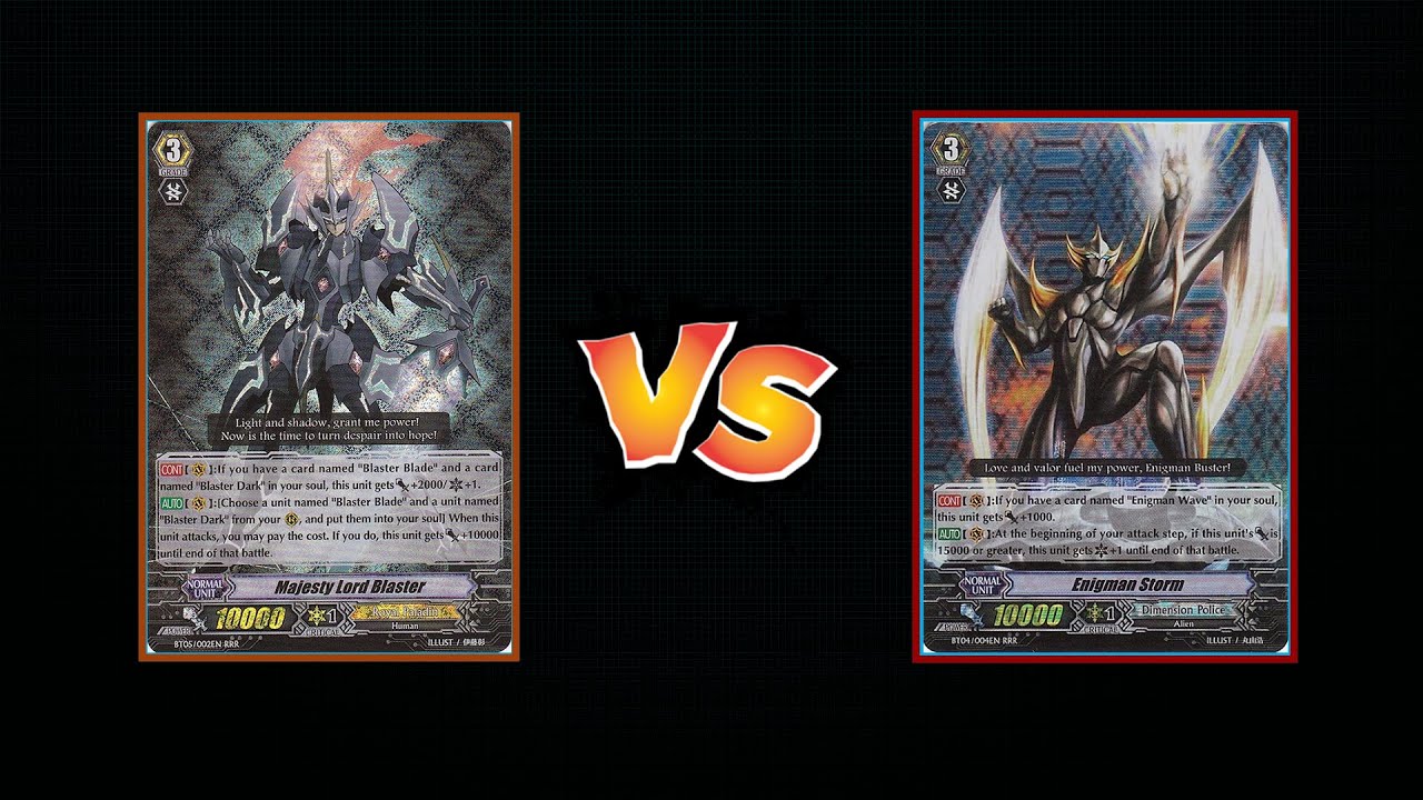 Cardfight Vanguard Dear Days 2 - Vintage format: Royal Paladin MLB Vs Dimension Police Enigman