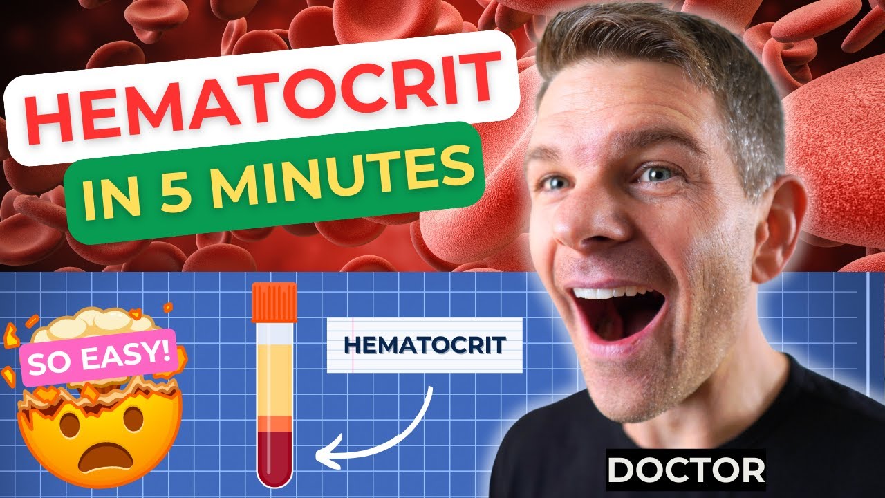 Анализ гематокрита за 5 минут! Анемия, апноэ во сне и заместительная гормональная терапия (объясн...