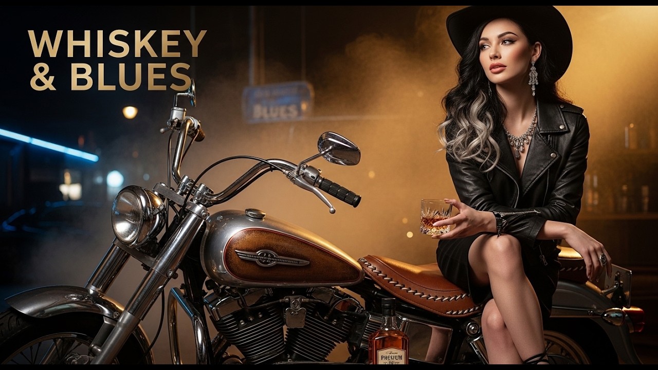 Slow Blues Guitar Night 🎸 Relaxing Whiskey Blues & Emotional Rock Ballads for Late Night