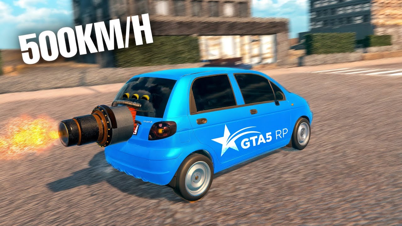 DUNYODAGI ENG TEZ MATIZ TEZLIK 500KM/H QANDAY QILIB BUNDAY TEZLIKKA CHIQDIK?! GTA 5 RP