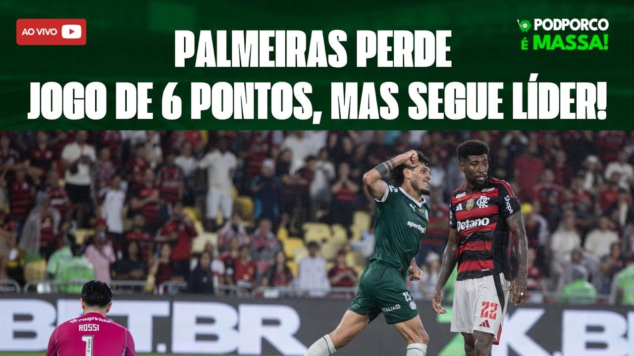PALMEIRAS PERDE PARA FLAMENGO E ARBITRAGEM NO MARACANÃ - PODPORCO É MASSA #75