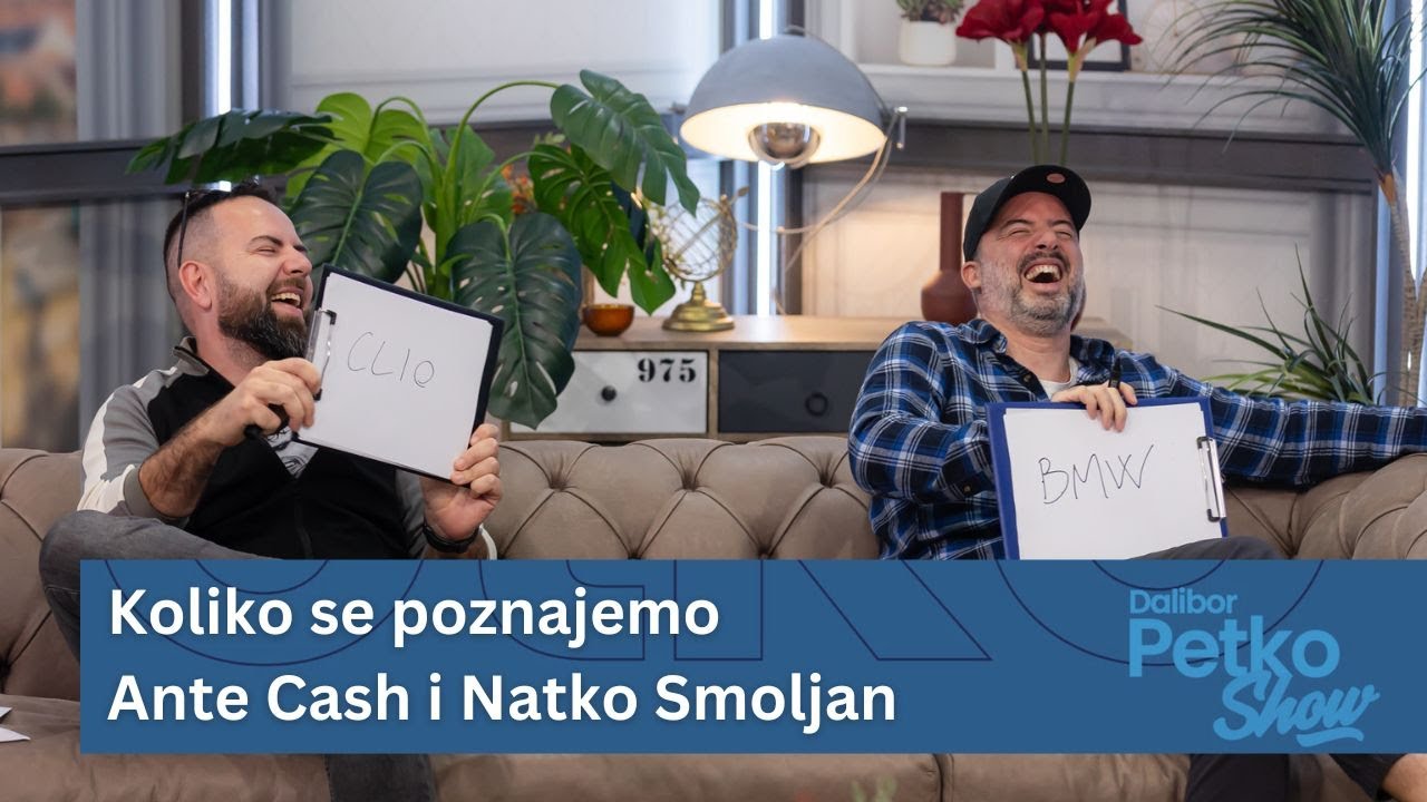 Koliko se poznajemo | Ante Cash i Natko Smoljan | Ante Cash & Domenica | Dalibor Petko Show | CMC TV