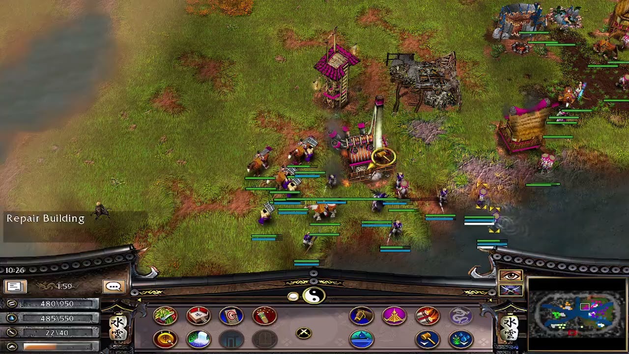 Battle Realms ZE 3v3 PH vs VN Dits Dusk Azeron vs VN Mikey lang le buon Long vu G5