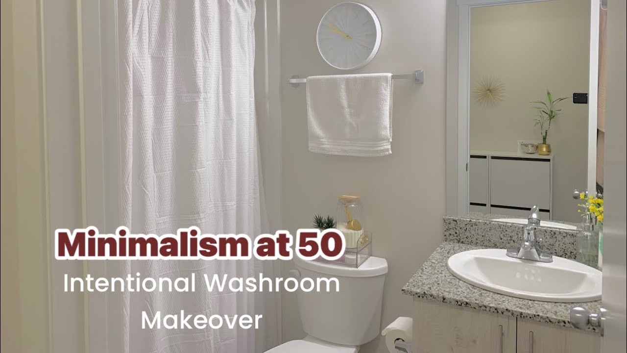 [Ep 14] How Minimalism Helped My Anxiety | A Simple Washroom Makeover 