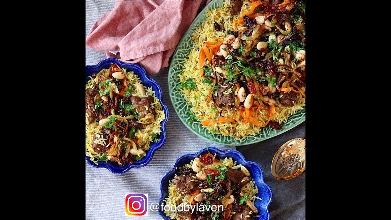 Kurdish biryani with lamb /Biryani med lamm