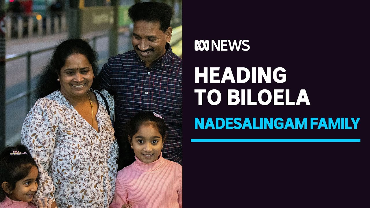 Tamil refugee family on their way to Biloela | ABC News