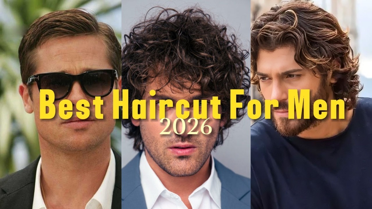Top Men’s Haircuts for 2026 | By Hair Type & Face Shape #haircare