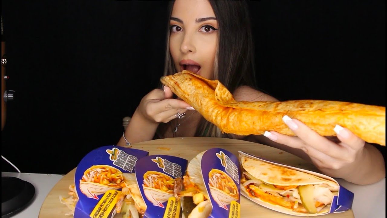 HATAY USULÜ TAVUK DÜRÜM  | TÜRKÇE ASMR MUKBANG