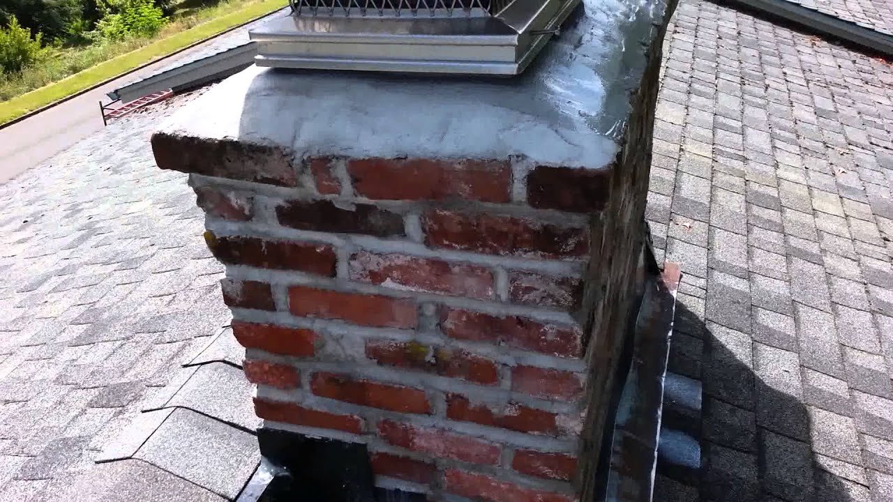 Waterproofing a chimney
