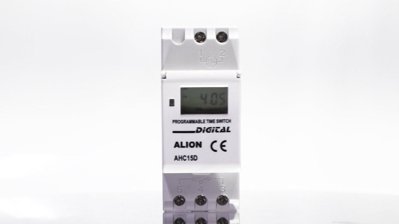 INTERRUPTOR HORARIO DIGITAL - ALION.AHC15D