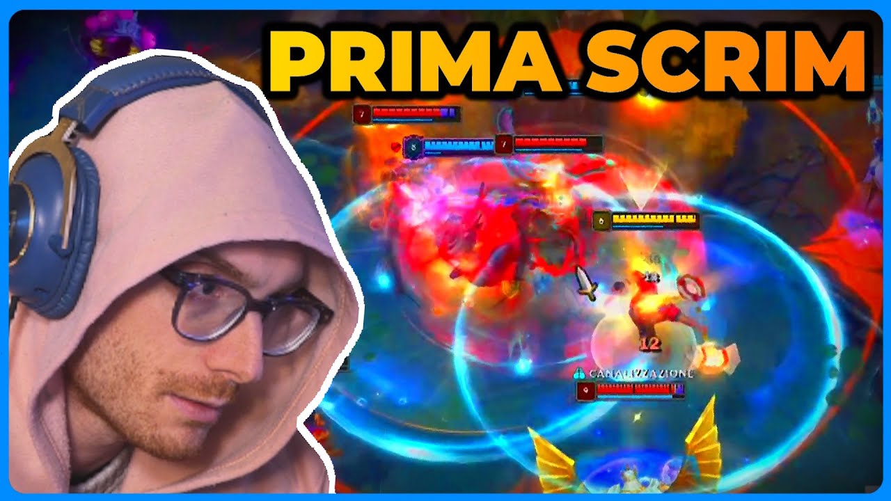 CARRIO LA PRIMA SCRIM CON TARIC! ANC VS LOB