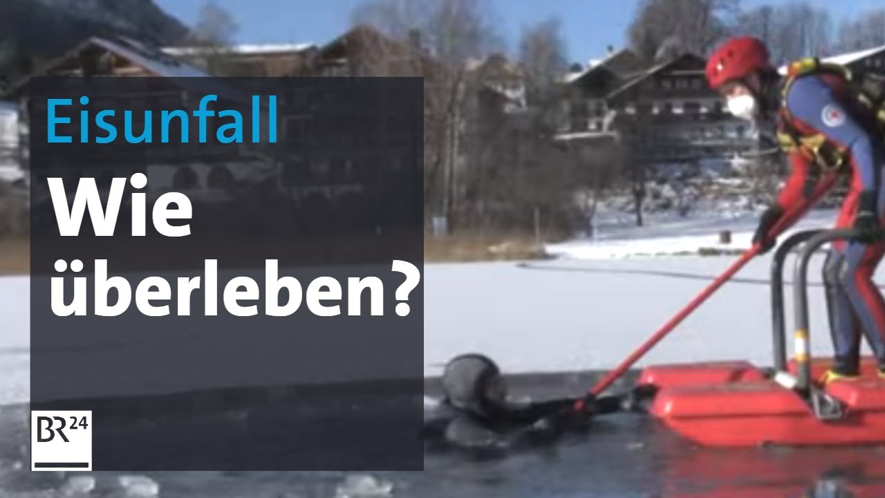 Wasserwacht: Was tun, wenn man ins Eis einbricht? | Abendschau | BR24