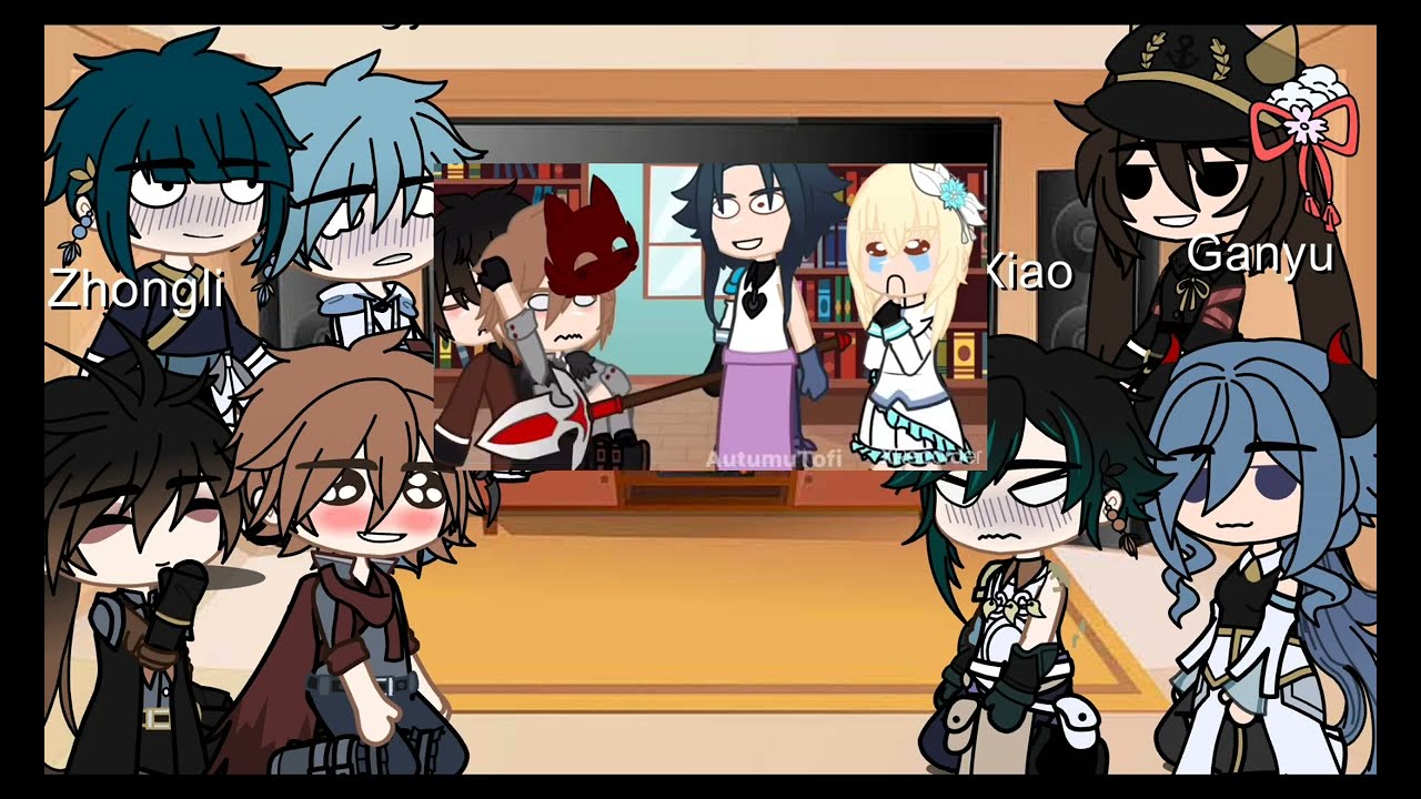 |Some Liyue Characters React to ✨Zhongchi✨|By [Aki]🥳|