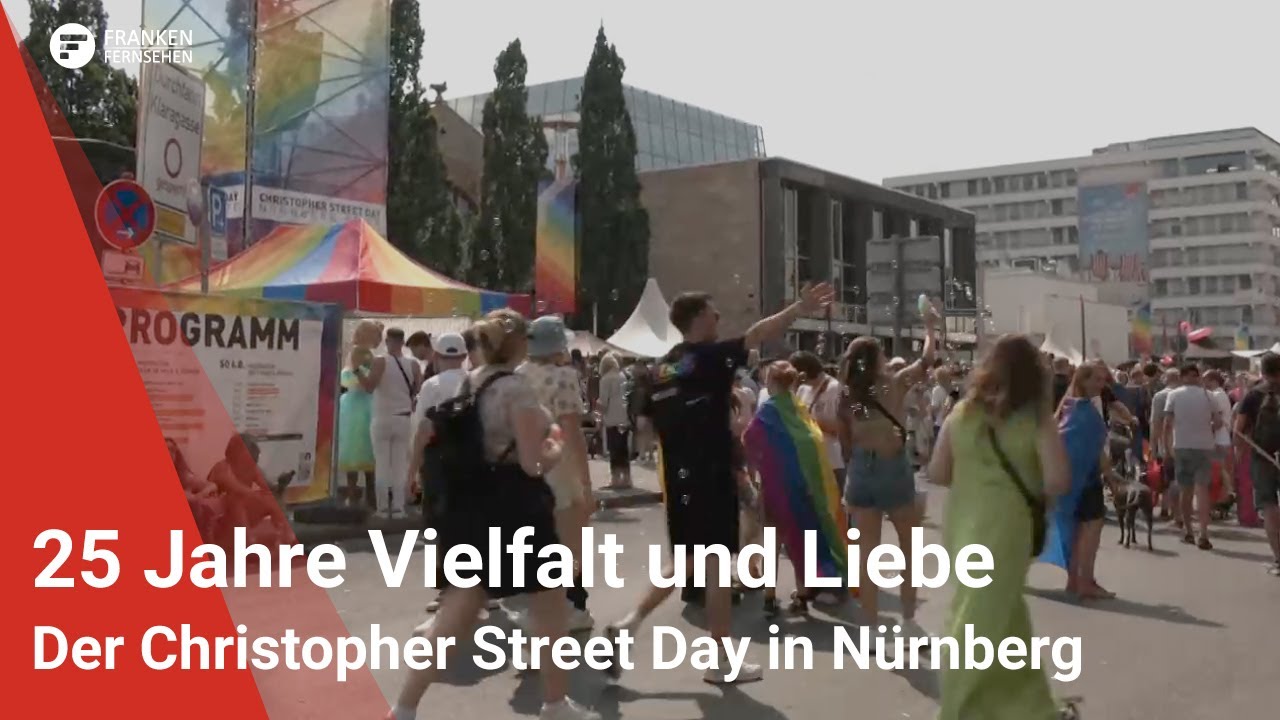 CSD in Nürnberg: 25 Jahre Vielfalt und Liebe
