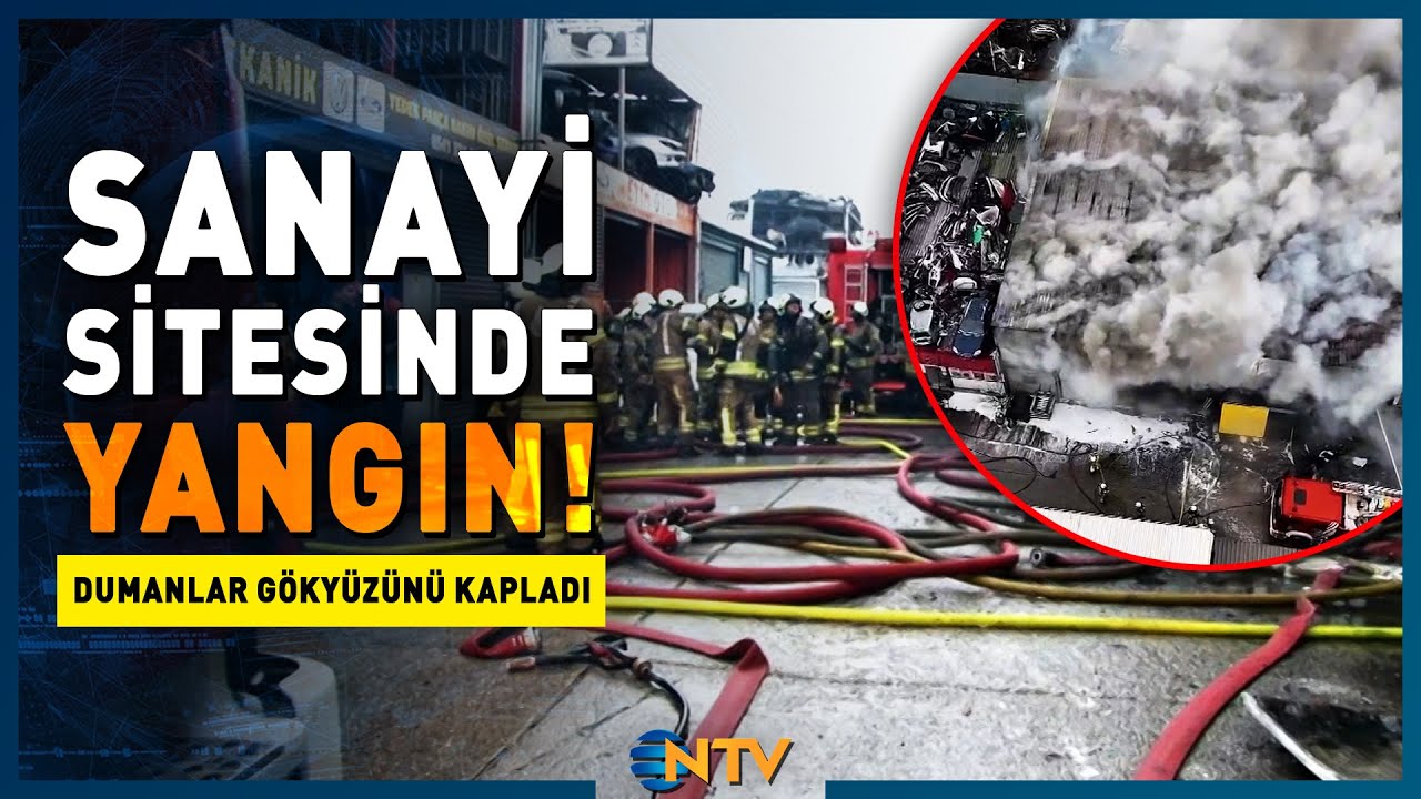 İkitelli Atatürk Sanayi Sitesi'nde Korkutan Yangın! | NTV
