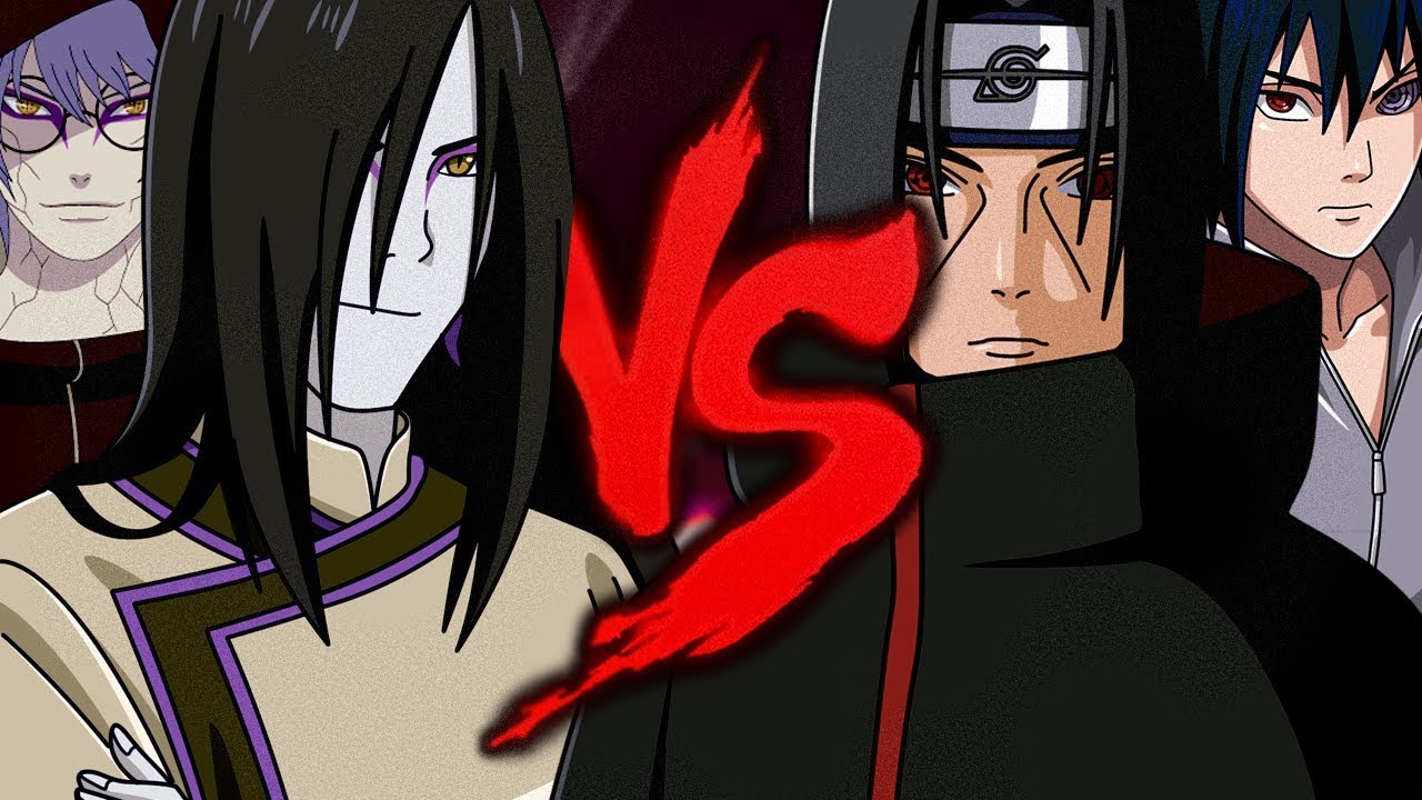 Orochimaru e Kabuto VS. Itachi e Sasuke | Batalha De Rima Part. NGR