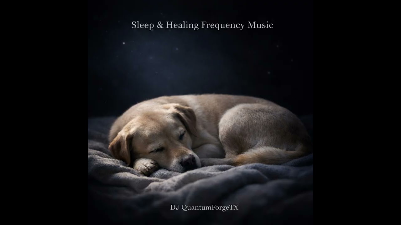 Sleep & Healing Frequencies for Dogs 🐾 Deep Calming Night Music | DJ QuantumForgeTX